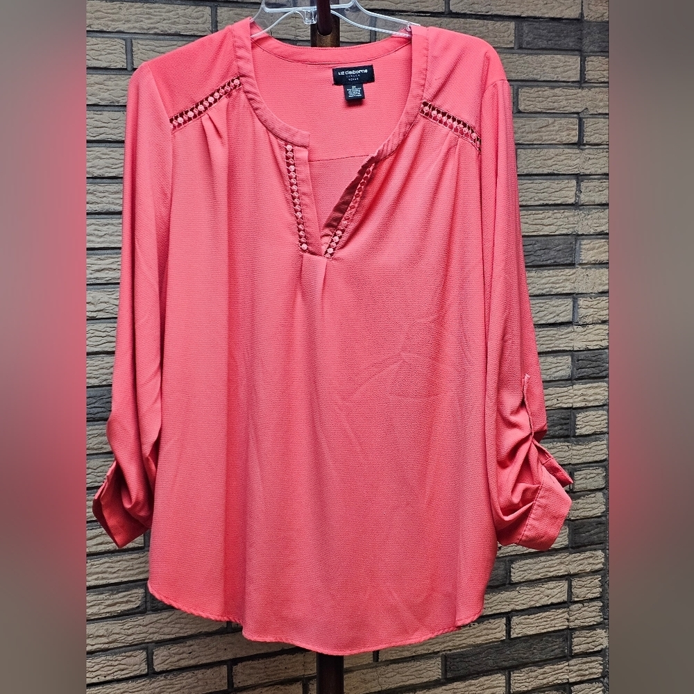 Liz Claiborne Plus Career Top 3x